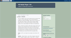 Desktop Screenshot of hdmediaplayer101.blogspot.com