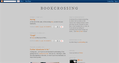 Desktop Screenshot of bookcrossings.blogspot.com