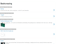 Tablet Screenshot of bookcrossings.blogspot.com