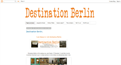 Desktop Screenshot of destinationberlin2012.blogspot.com