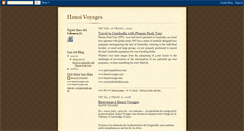 Desktop Screenshot of hanoivoyages.blogspot.com