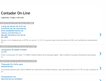 Tablet Screenshot of contadoronline.blogspot.com