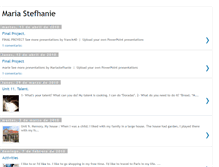 Tablet Screenshot of mariastefhanie.blogspot.com