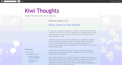 Desktop Screenshot of kiwithoughts-aj.blogspot.com