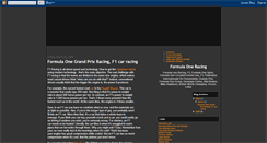 Desktop Screenshot of formulaonegrandsprix.blogspot.com