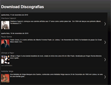 Tablet Screenshot of discografiademp3.blogspot.com