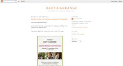 Desktop Screenshot of hautlagrange.blogspot.com