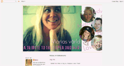 Desktop Screenshot of marialindqvist.blogspot.com