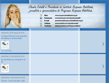 Tablet Screenshot of claudiacataldi.blogspot.com