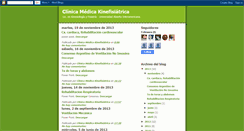 Desktop Screenshot of clinicamedicakinefisiatrica.blogspot.com