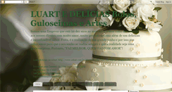 Desktop Screenshot of luartedelicias.blogspot.com