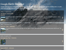 Tablet Screenshot of googleearthsnapshoot.blogspot.com