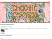 Tablet Screenshot of chaoticcreation.blogspot.com