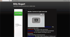 Desktop Screenshot of billybogart.blogspot.com