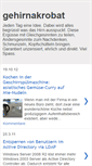Mobile Screenshot of gehirnakrobat.blogspot.com