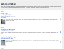 Tablet Screenshot of gehirnakrobat.blogspot.com
