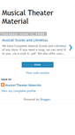 Mobile Screenshot of musicalsmaterial.blogspot.com