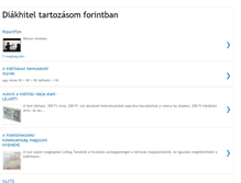 Tablet Screenshot of diakhiteltartozasom.blogspot.com