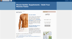 Desktop Screenshot of musclebuildersupplements5.blogspot.com