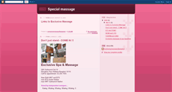 Desktop Screenshot of exclusivemassage2bangkok.blogspot.com