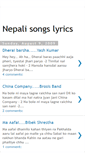 Mobile Screenshot of nepali-lyrics2.blogspot.com