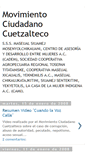 Mobile Screenshot of movimientociudadanocuetzalteco.blogspot.com