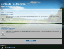 Tablet Screenshot of identidadeposmoderna.blogspot.com