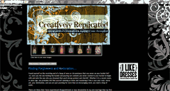 Desktop Screenshot of creativelyreplicated.blogspot.com