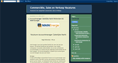 Desktop Screenshot of commercielesalesenverkoopvacatures.blogspot.com