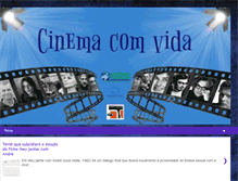 Tablet Screenshot of cinemacomvida.blogspot.com