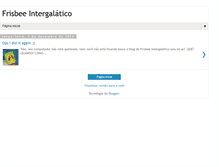 Tablet Screenshot of frisbeeintergalatico.blogspot.com