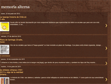 Tablet Screenshot of memoriaalterna.blogspot.com