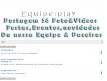 Tablet Screenshot of equipeplays.blogspot.com