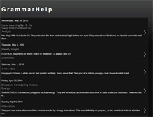 Tablet Screenshot of grammar2help.blogspot.com