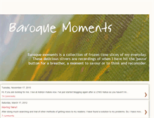 Tablet Screenshot of baroquemoments.blogspot.com