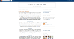 Desktop Screenshot of fusiontampabay.blogspot.com