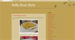 Desktop Screenshot of bellarosestyle.blogspot.com