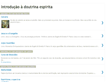 Tablet Screenshot of introducaodoutrinaespirita.blogspot.com