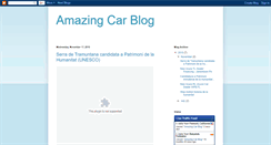 Desktop Screenshot of amazing-car-blog.blogspot.com