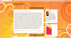 Desktop Screenshot of blogdaelainepires.blogspot.com