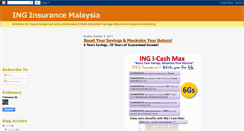 Desktop Screenshot of ing-insurance-malaysia.blogspot.com