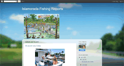 Desktop Screenshot of islamoradafishingreports.blogspot.com