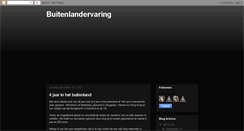 Desktop Screenshot of buitenlandervaring.blogspot.com