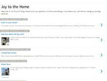 Tablet Screenshot of joytothehome.blogspot.com