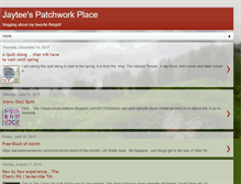 Tablet Screenshot of jayteespatchworkplace.blogspot.com