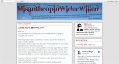 Desktop Screenshot of misanthropinwiderwillen.blogspot.com