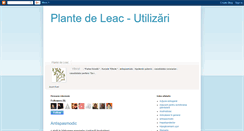 Desktop Screenshot of plante-de-leac-anexa.blogspot.com