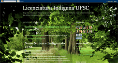 Desktop Screenshot of licenciaturaindigenaufsc.blogspot.com