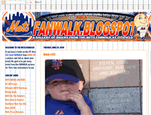 Tablet Screenshot of metsfanwalk.blogspot.com