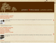 Tablet Screenshot of jonnyappleseeds.blogspot.com
